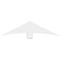 Ekena Millwork Alberta Architectural Grade PVC Gable Bracket, 60"W x 15"H x 6"D x 6"F, 6/12 Pitch GBP060X15X0606ALB00 - alternate 3